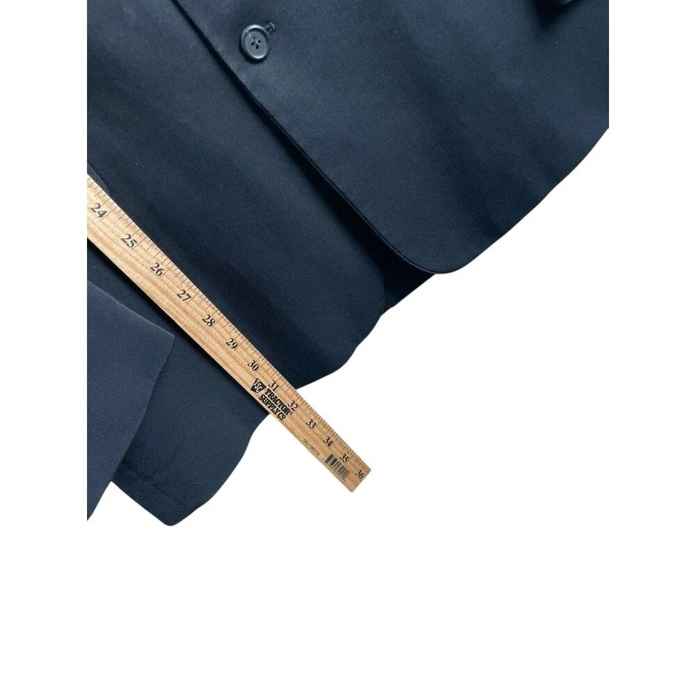 J Crew Vintage Men’s‎ Black Blazer 3 Button Sports Jacket Italy Made Size 44 R